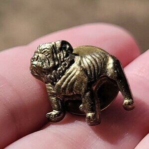 Vintage MACK TRUCK Bulldog Brass Lapel Pin Tie Tack Hat Pin Small